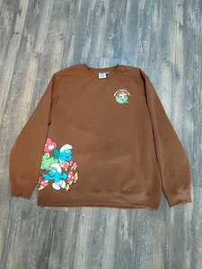 SMURF's Cartoon Anniversary Sweatshirt "Have a Smurfy Day" Adult XL Pullover - Picture 1 of 6