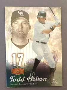 Todd Helton, Upper Deck/Fleer Flair Showcase '06, CO Rockies, #23 (Acquisition) - Picture 1 of 2