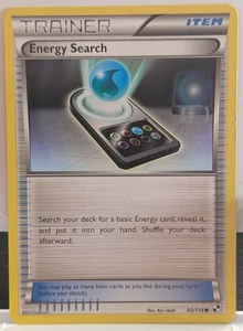 Pokemon TCG - Energy Search 93/114 - Black & White - Picture 1 of 2