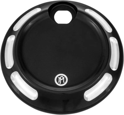 Performance Machine Fuel Door - Apex - Contrast Cut Motorcycle 0200-2005APX-BM - Image 1 of 3