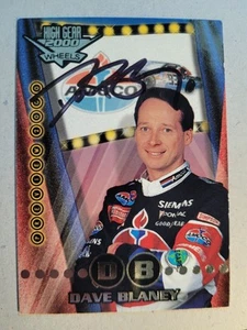 Dave Blaney 2000 Wheels High Gear Autographed Signed NASCAR Trading Card - Picture 1 of 1