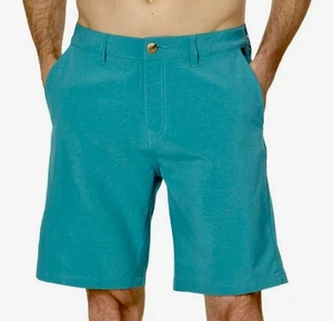 Pantaloncini da tavola uomo Quiksilver taglia W32/L20 regular fit pantaloncini anfibi BMFO nuovi con etichette - Foto 1 di 17