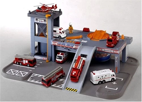 Tomica Hyper Rescue Sound Headquarters without cars Takara Tomy Japan - Image 1 of 1