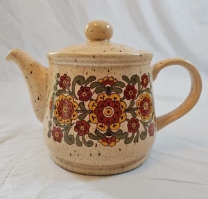 Sadler Pottery Stoneware Teapot Floral England Vintage 1970s - Bild 1 von 11