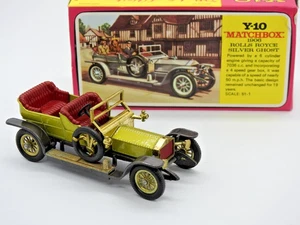 MATCHBOX MODELS OF YESTERYEAR Y-10-3 1969 BOXED 1906 ROLLS ROYCE SILVER GHOST - Bild 1 von 6