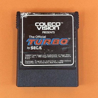 Turbo  For CBS Colecovision PAL Cartridge Working Coleco - Image 1 of 2