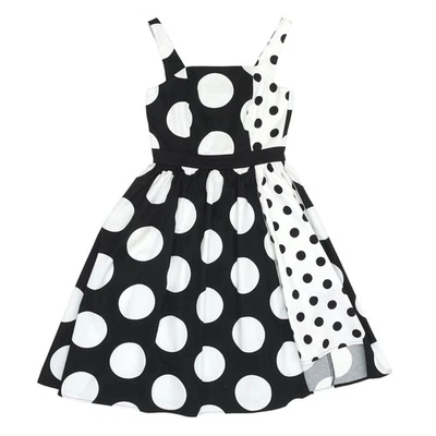 Vestido Minnie Mouse preto e branco bolinhas loja de vestidos parques da Disney P - Imagem 1 de 4