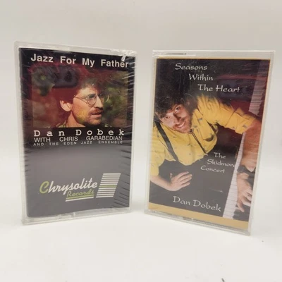 Lot of 2 Dan Dobek Cassettes "Jazz For My Father" & "Seasons Within The Heart" - Image 1 of 4