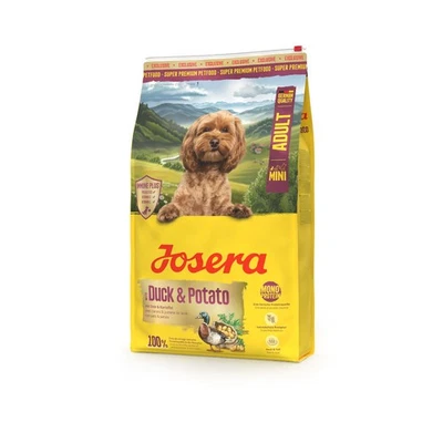 10 kg Josera MINI Adult Duck & Potato Trockenfutter für kleine Hunde - Bild 1 von 3