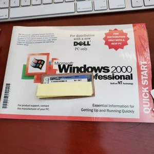 Dell MICROSOFT WINDOWS 2000 Professional W/Key Please Read Description - Picture 1 of 7