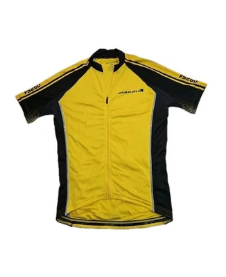 Camiseta deportiva de ciclismo ENDURA unisex talla mediana manga corta amarilla negra FS260 Foto 1 de 4
