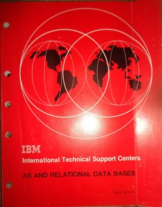 IBM International Technical Support Centers: AS and Relational Data Bases 1986 - Picture 1 of 12