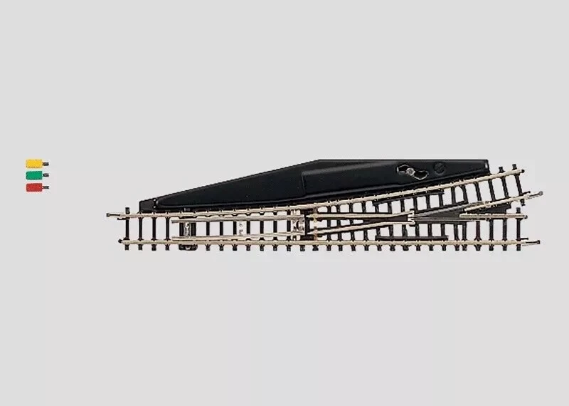 Märklin 8562 Elektromagnetisch Gleis Weiche Links 110mm 13° 490mm