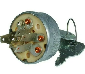 Ignition Switch For John Deere GS25 GS30 GS45 GS75 HD45 HD75 AM38227 w/ Keys - Picture 1 of 3
