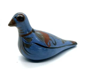 Tonala Pottery Hand Painted Mexican Pottery Bird Figurine Folk Art Tonala Mexico - Picture 1 of 11