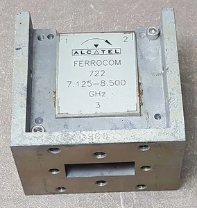 Alc∆tel Ferrocom 722 waveguide adapters 7.125 to 8.500GHz - Bild 1 von 7
