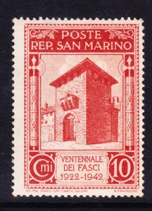 SAN MARINO 1943 SG268 Fall of Fascism missing opt rare mounted mint set cat£3500 - Picture 1 of 2