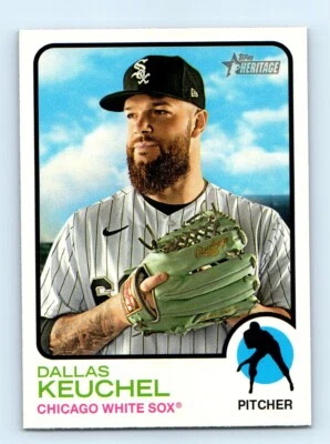 2022 Topps Heritage Dallas Keuchel Chicago White Sox #133 - Image 1 of 2