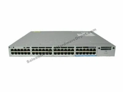 Cisco WS-C3850-12X48U-L 48-Port UPOE MGIG w/ AC Power - 1 Year Warranty - Image 1 of 3