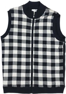 Gianfranco Ruffini Golf Mens Black Sweater Vest Size Extra Large - Picture 1 of 11