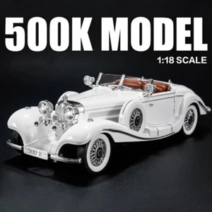 1/18 Mercedes-Benz 500K 1936 Aleación Coche Modelo Diecast Juguete Coleccionable Regalo - Imagen 1 de 16