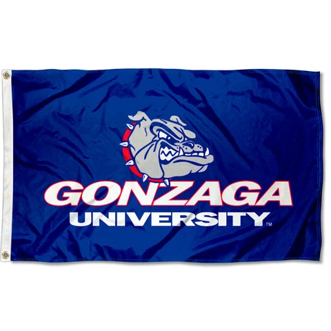 Gonzaga Bulldogs Wordmark Flag Large 3x5 Cover