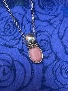 Brighton Venus hellrosa Halskette + Stoffbeutel war 98 $ - Bild 1 von 7