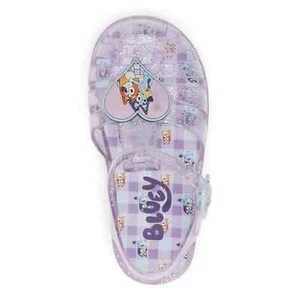 Bluey Light Purple Glitter Fisherman Sandals Shoes Toddler Girl Size 5 NEW - Picture 1 of 4