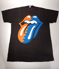 90s Rolling Stones Band Tongue Europe T-Shirt 1990 Musidor B.V. Brockum Size XL