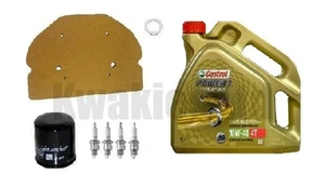 Kawasaki ZX7R P1-P7 96-03 Service Kit Filters Plugs Castrol Power 1 Racing Oil - Picture 1 of 1