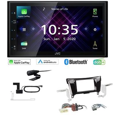 JVC Autoradio Apple CarPlay Android Auto DAB+ für Nissan Qashqai II ab 2014 - Bild 1 von 4