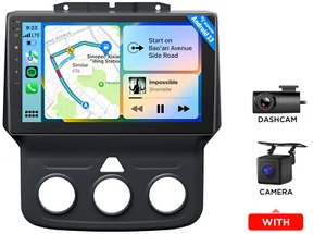 Radio estéreo GPS Carplay FM para Dodge RAM 1500 2500 3500 2013-2018 9" Android 13 - Imagen 1 de 19