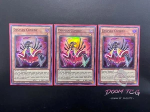 Yugioh! Despian Comedy DAMA-EN004, GFP2-EN095 (SR) 1st Ed 3x “Despian Support” - Picture 1 of 1