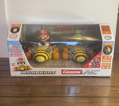Carrera RC Nintendo Bumble V Mario Kart and Yoshi Remote Control car Twin pack - Image 1 of 2