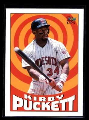 KIRBY PUCKETT 1992 Topps Kids #109 C3 - Image 1 of 2