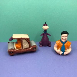 Vintage Topps Flintstones Movie Film Candy Sweets Dispenser Container x 3 1990s - Picture 1 of 5