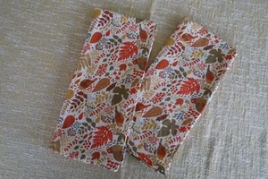 2 Cynthia Rowley Fall Print Kitchen Dish Tea Bar Towels Set - Picture 1 of 6
