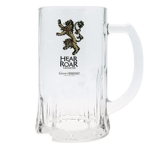 Game of Thrones - Glas Bierkrug Bierglas - Lannister Wappen - 500 ml - Picture 1 of 2