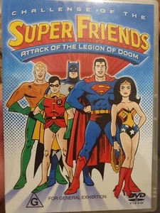 CHALLENGE OF THE SUPER FRIENDS - ATTACK THE LEGION OF DOOM DVD DC ANIMATION FILM - Picture 1 of 3
