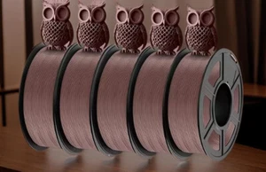 JAYO Nieuwe 3D filament hout/ wood PLA Kersen nieuwe rol a 1,1 kilo. - Afbeelding 1 van 3