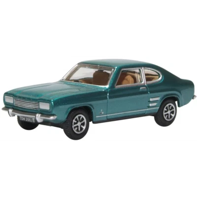 Oxford 76CP003 Ford Capri Mk1 Acquatico Giada 1/76 Scala 00 Gauge T48 Post - Immagine 1 di 4