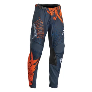 Thor Sector Gnar MX Off Road Pants Blue and Orange Youth Sizes 18 - 28 - Picture 1 of 2