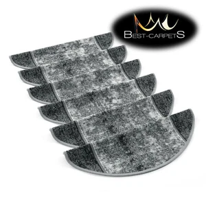 Antislip Carpet Stair overlays "STARK" grey Set for stairs non slip for steps - Picture 1 of 6