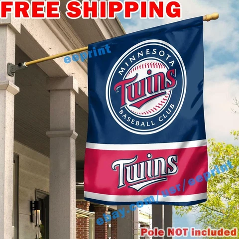 Minnesota Twins House Vertical Flag Banner 28x40 2021 NFL Outdoor Home Decor Cover