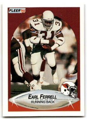 1990 Fleer Earl Ferrell Phoenix Cardinals #333 - Image 1 of 2