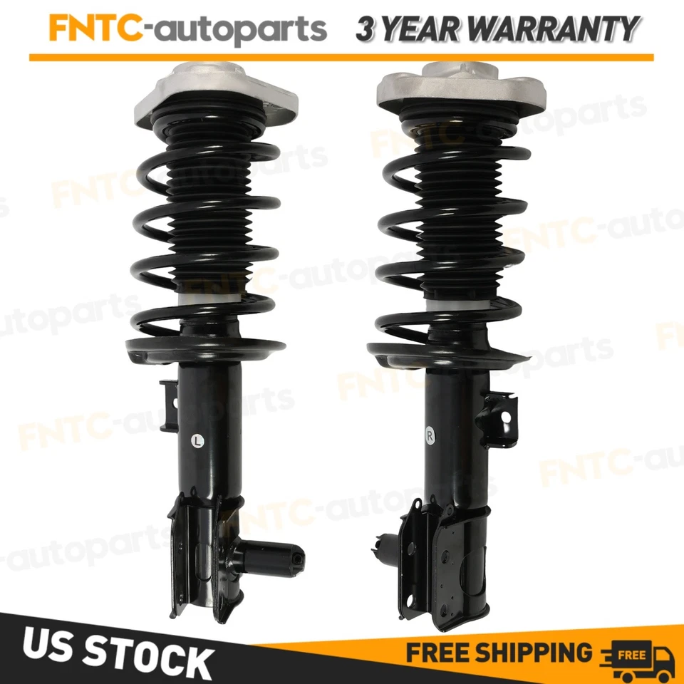 2X Front Shock Struts Assembly For Mercedes W212 W218 CLS63 E63 AMG 4Matic ADS Foto 1 de 4