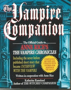 Vampire Companion: Guide to Anne Rice's Vampire Chronicles (Paperback, 1995) - Bild 1 von 2