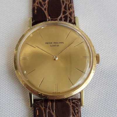 Patek Philippe Calatrava 3468 18k Solid Gold 1960s Mens Manual Wind RA678 - Image 1 of 4