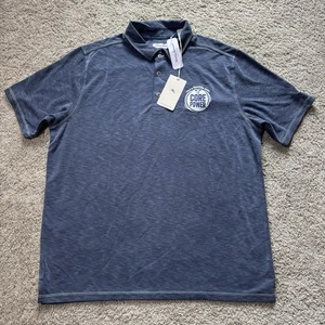 Polo Tommy Bahama Para Hombre Palmetto Paradise Azul Brezo Core Power Golf Playa - Imagen 1 de 6