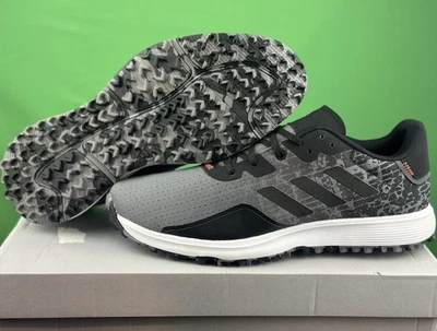 Zapatos de golf Adidas S2G SL sin clavos para hombre GV9793 color: gris/negro talla 8 ¡NUEVOS! Foto 1 de 4